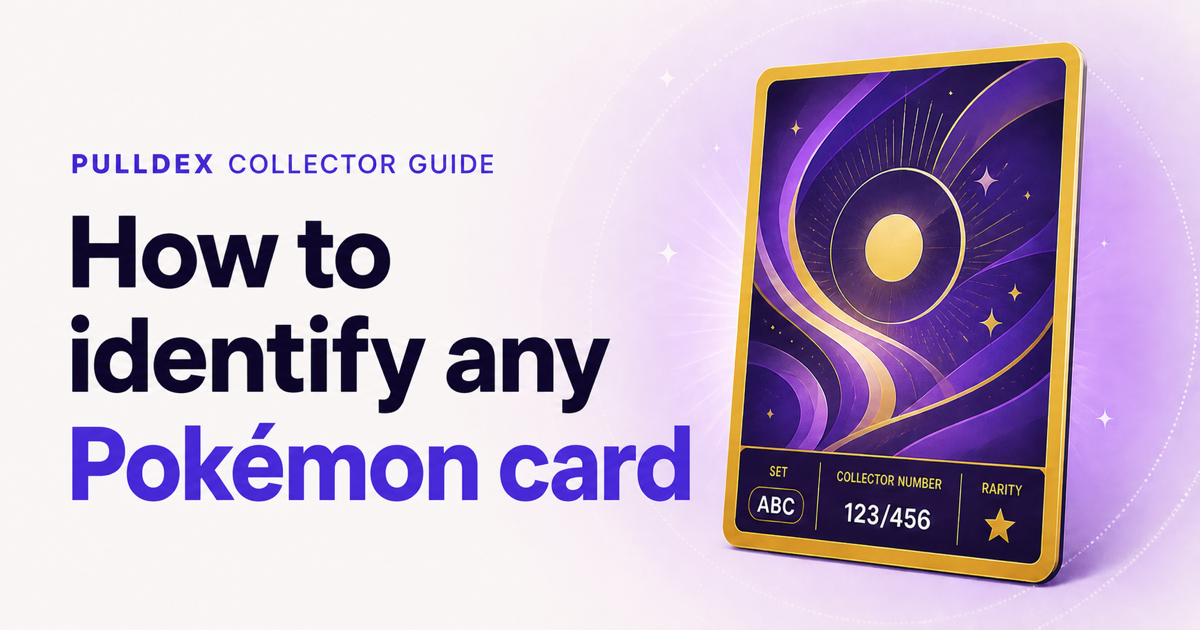 Illustrated guide to the set code, collector number, and rarity fields on a trading card
