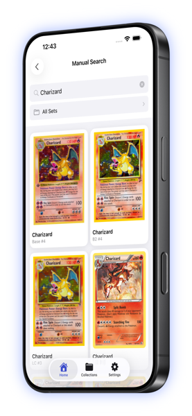 Search and browse your Pokemon card collection